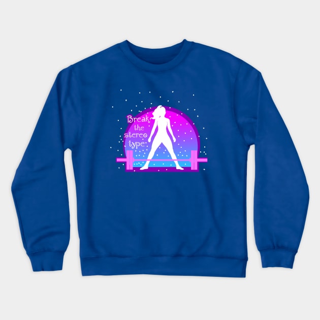 Break the stereotype Crewneck Sweatshirt by TimAddisonArt